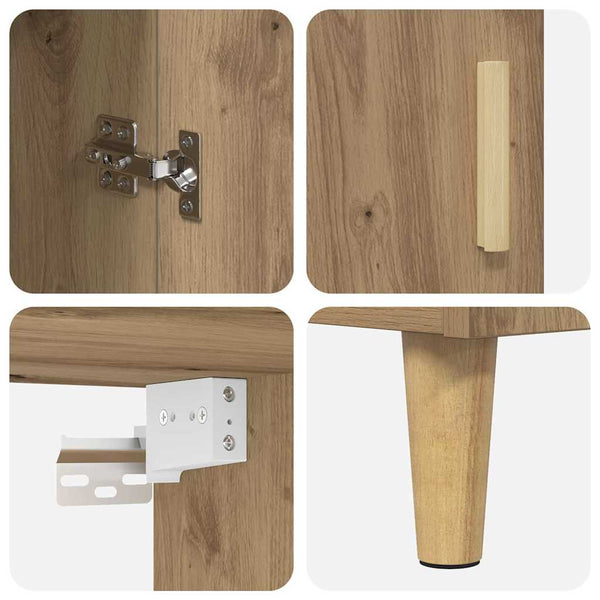 Highboard Artisan Eiche 69,5x32,5x180cm