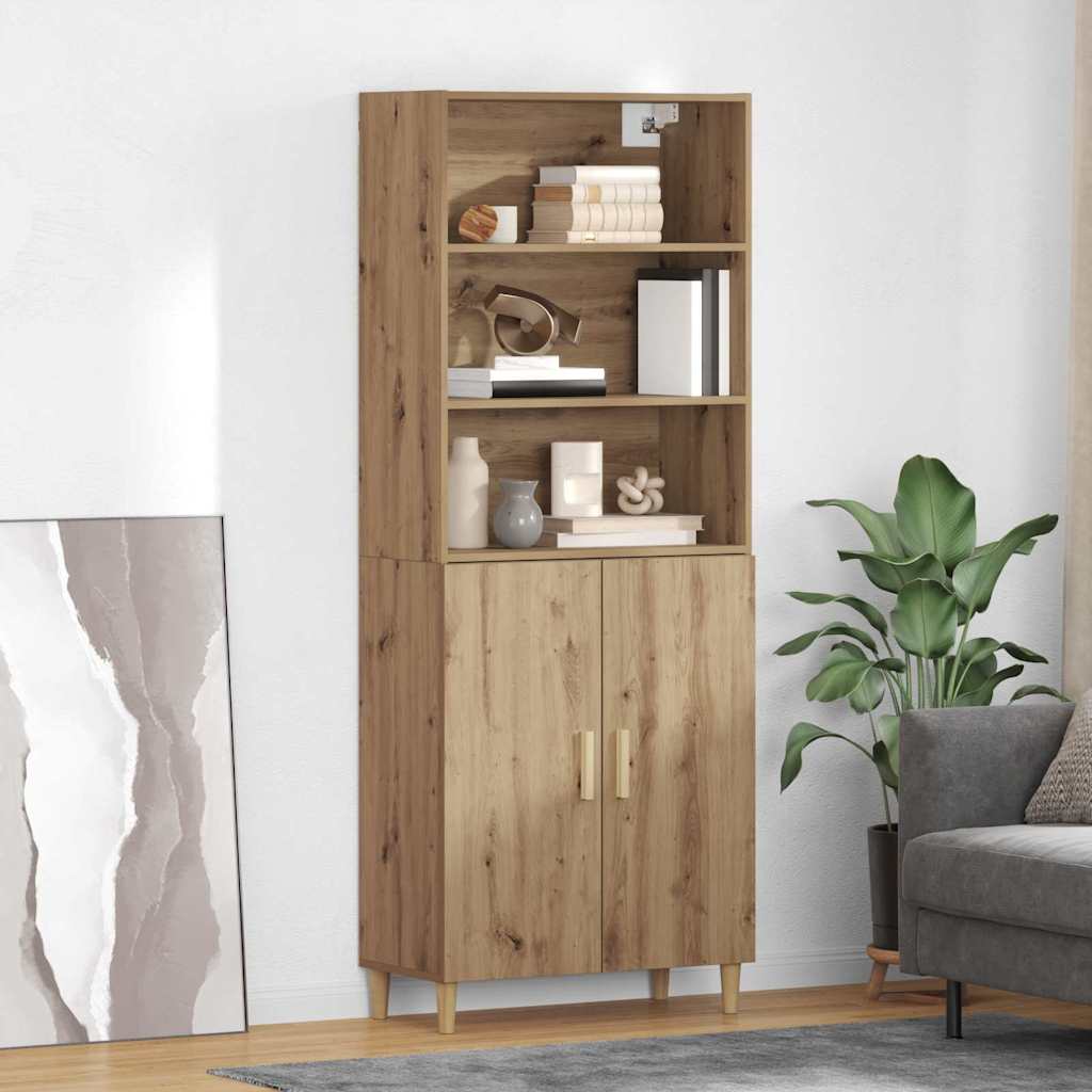 Highboard Artisan Eiche 69,5x32,5x180cm