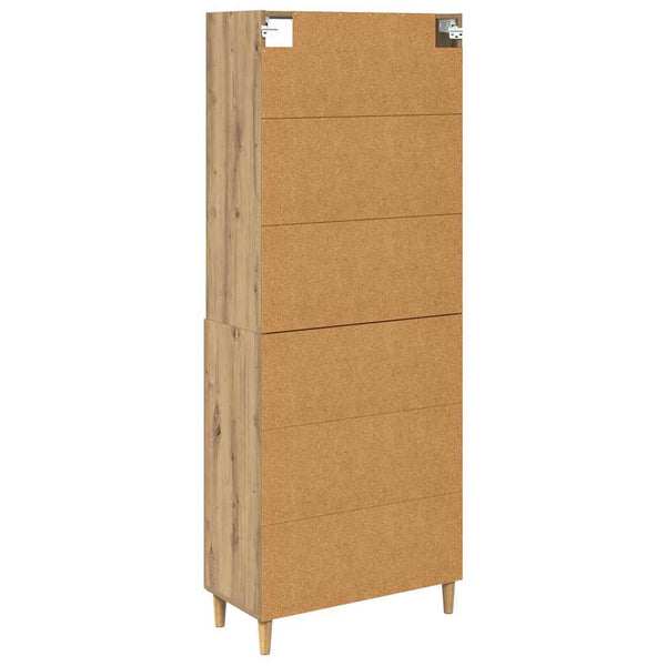 Highboard Artisan Eiche 69,5x32,5x180cm