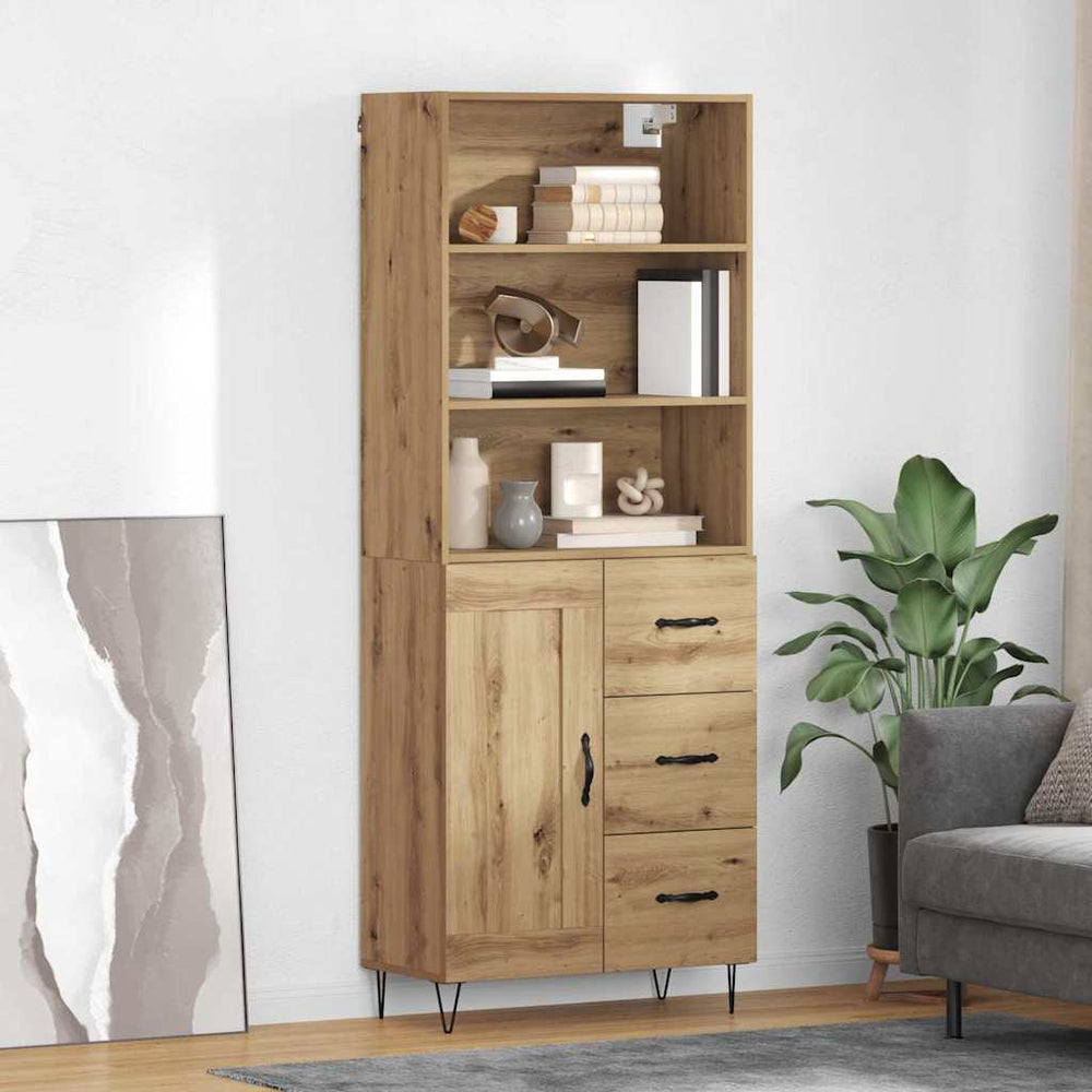 Highboard Artisan Eiche mit Schubladen