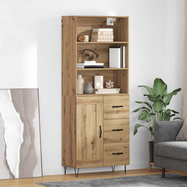 Highboard Artisan Eiche mit Schubladen
