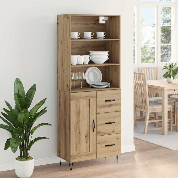 Highboard Artisan Eiche mit Schubladen