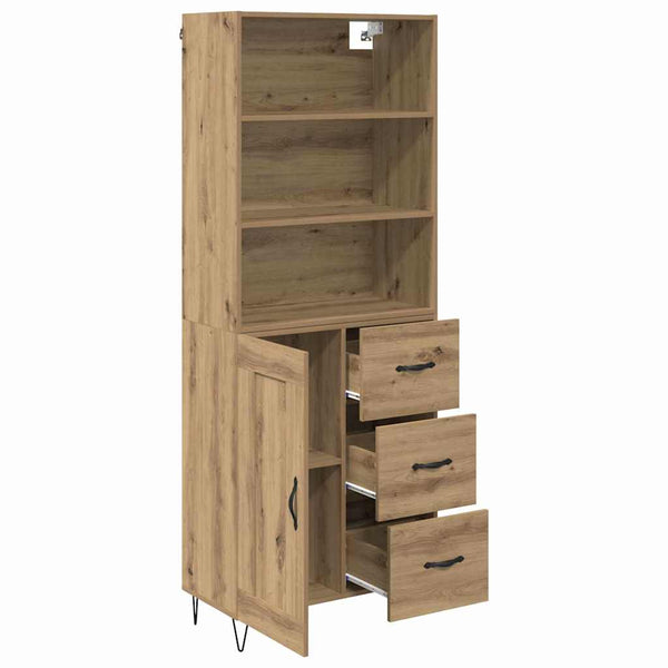 Highboard Artisan Eiche mit Schubladen