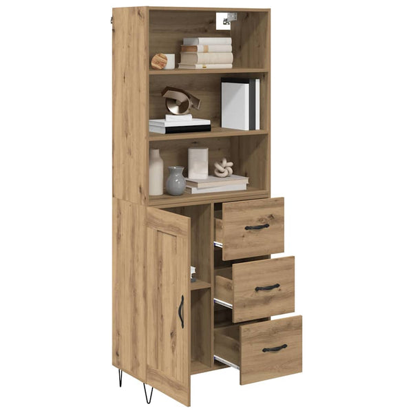 Highboard Artisan Eiche mit Schubladen