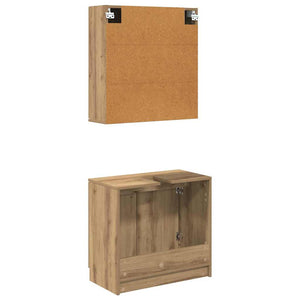 Badezimmerschrank Set Artisan Eiche
