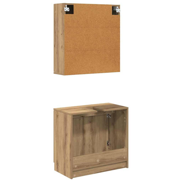 Badezimmerschrank Set Artisan Eiche