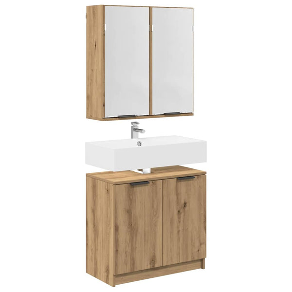 Badezimmerschrank Set Artisan Eiche
