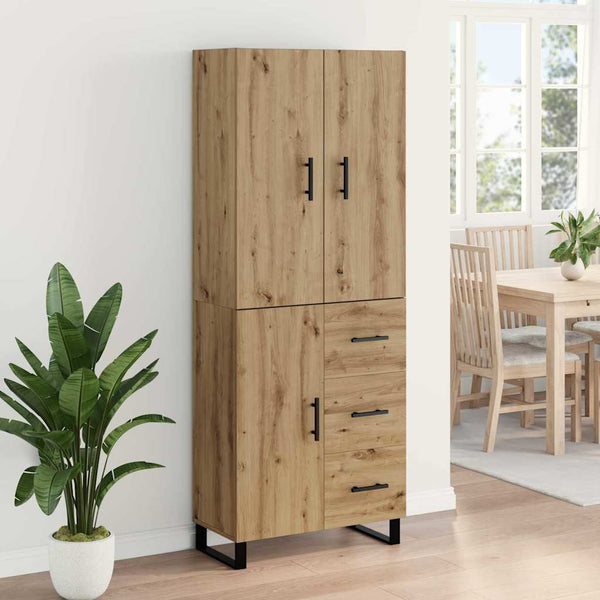 Highboard Artisan-Eiche mit Schubladen, 180 cm