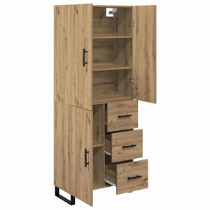 Highboard Artisan-Eiche mit Schubladen, 180 cm