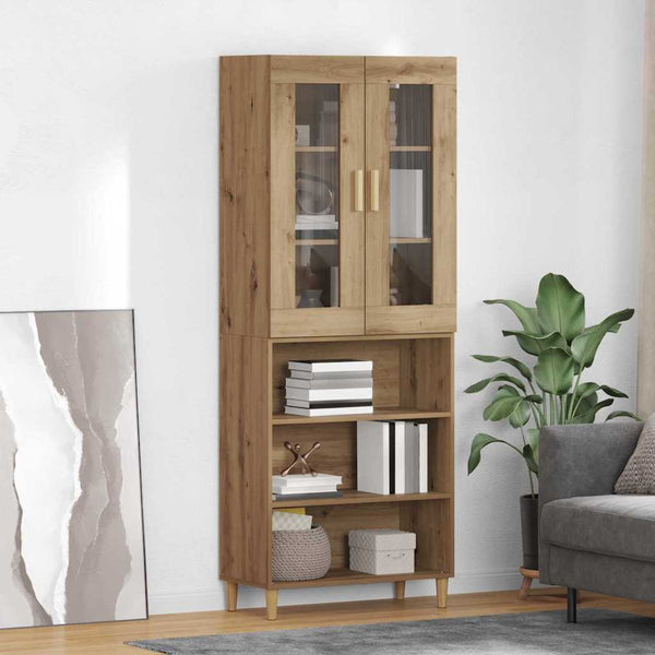 Highboard Artisan Eiche 69,5x34x180 cm
