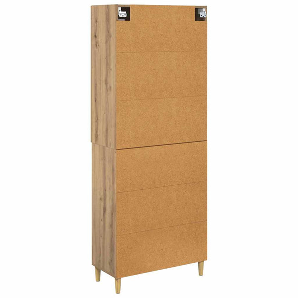 Highboard Artisan Eiche 69,5x34x180 cm