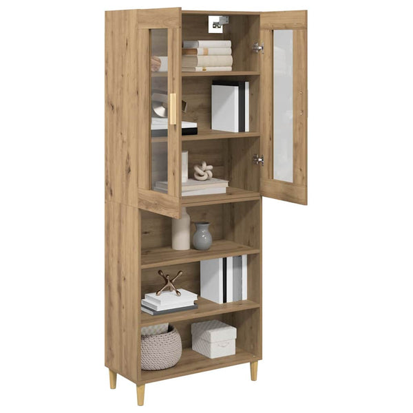 Highboard Artisan Eiche 69,5x34x180 cm