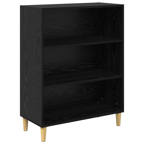 Highboard Schwarz Eichen-Optik 180 cm