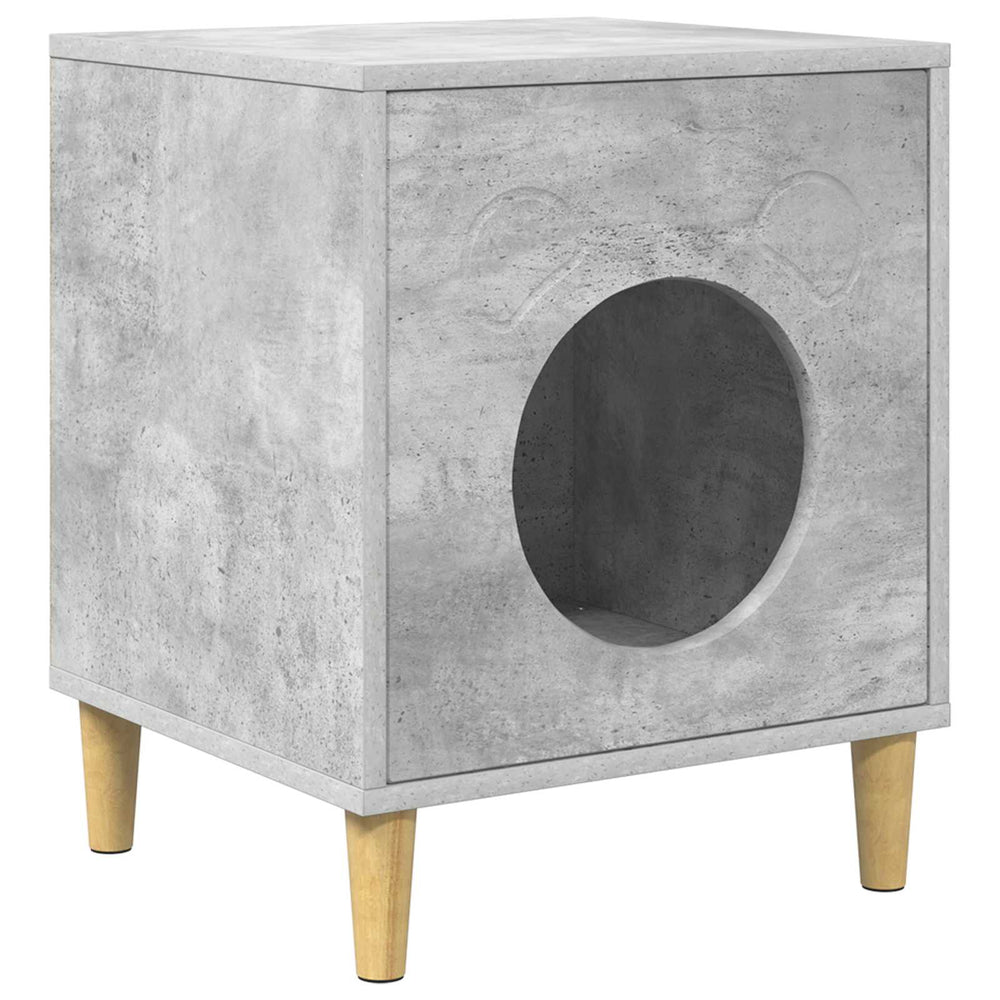 Katzenhaus Beton Optik 42,5x40x53cm