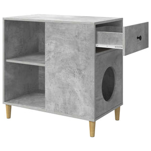 Katzenhaus Beton-Optik 72x42,5x70cm