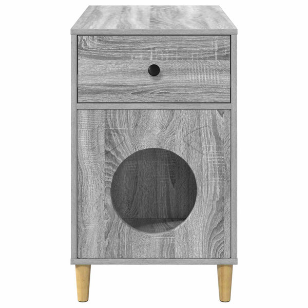 Katzenhaus Grau Sonoma 72x42,5x70cm