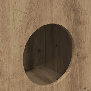 Katzenhaus Eiche 72x42,5x70cm