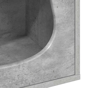 Beton Katzenhaus mit Holzwerkstoff