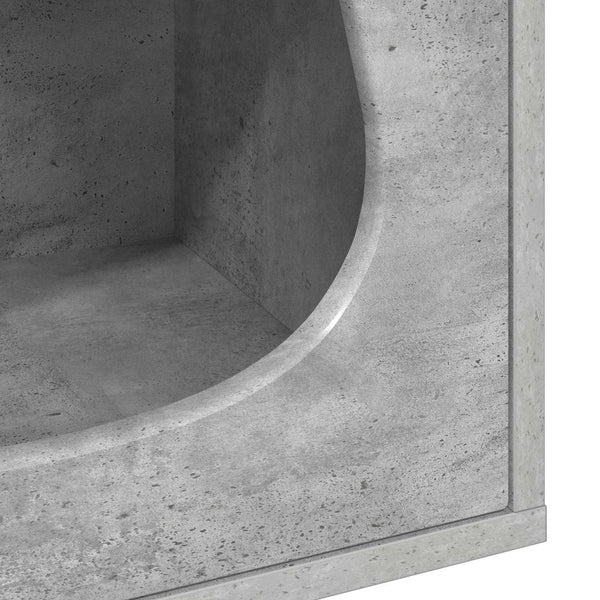 Beton Katzenhaus mit Holzwerkstoff