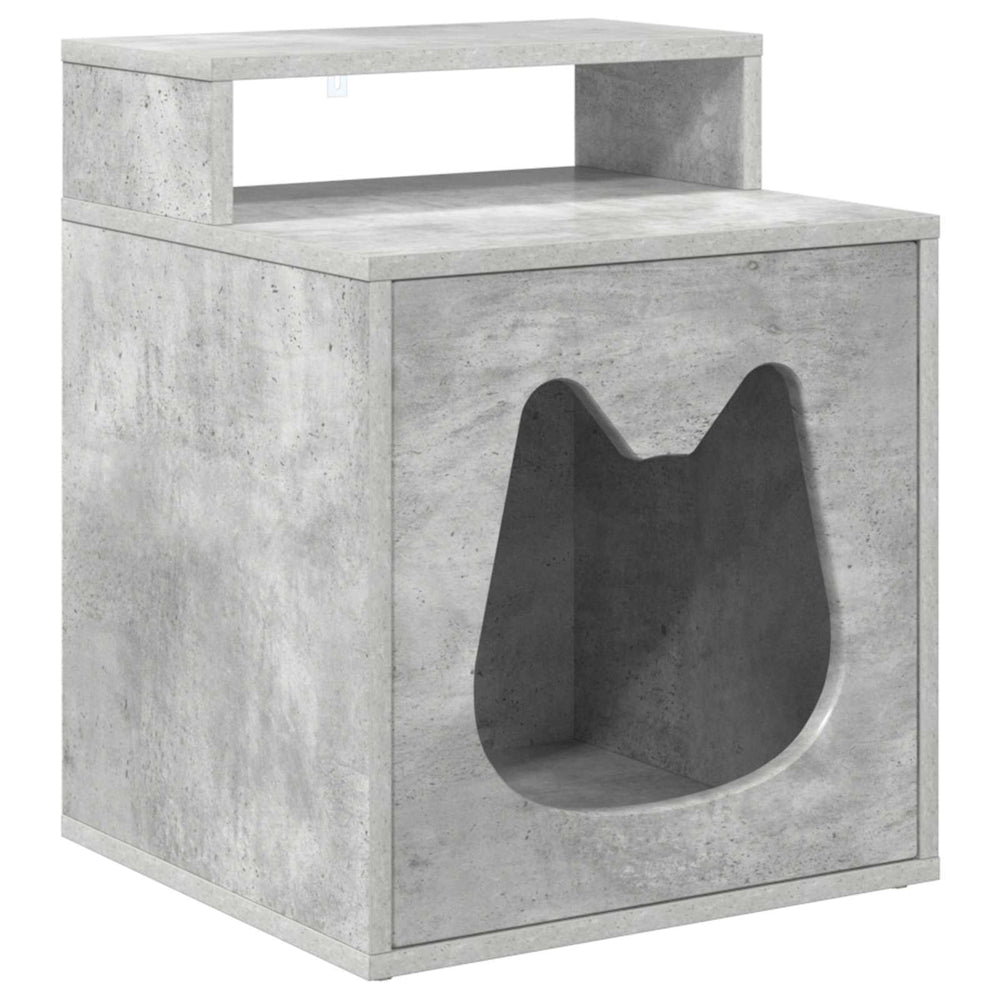 Beton Katzenhaus mit Holzwerkstoff