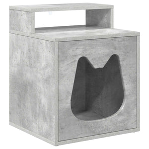 Beton Katzenhaus mit Holzwerkstoff