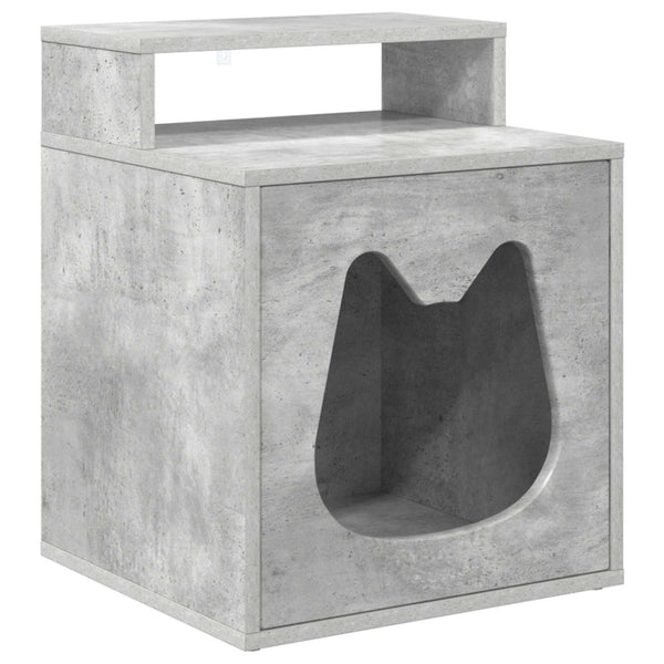 Beton Katzenhaus mit Holzwerkstoff