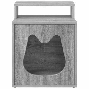 Katzenhaus Grau Sonoma 42,5x40x53,5cm