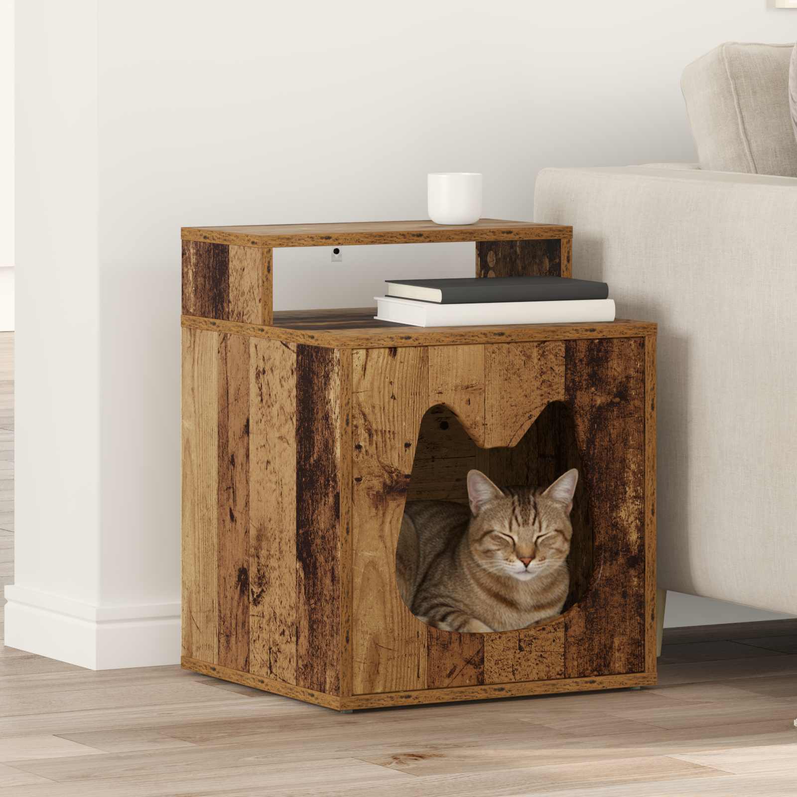 Katzenhaus Altholz 42,5x40x53,5cm