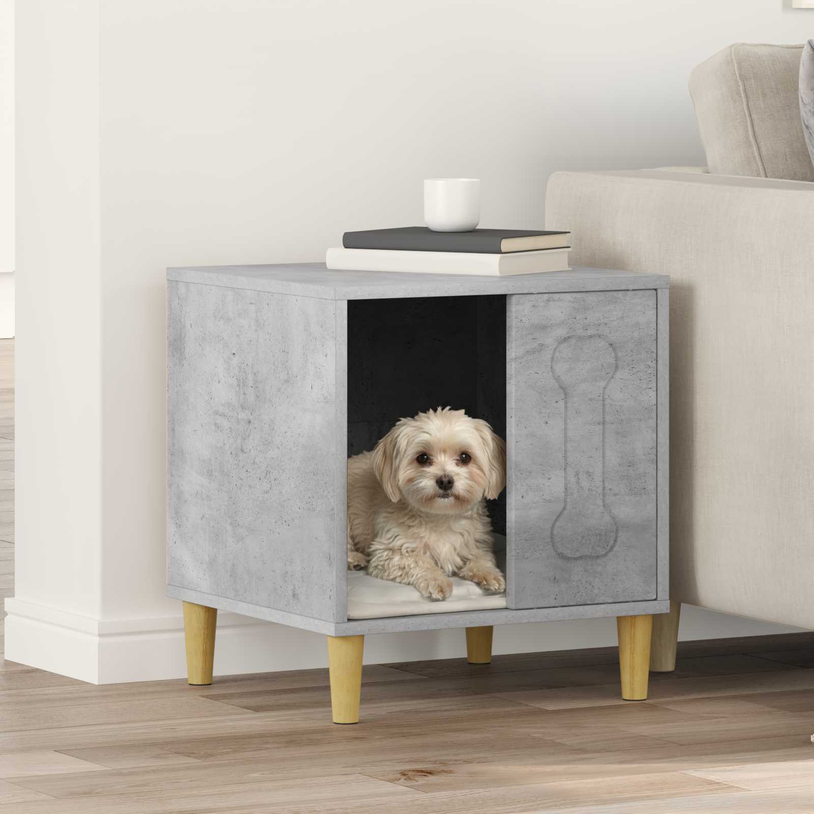 Beton Hundehaus 44x42x49cm