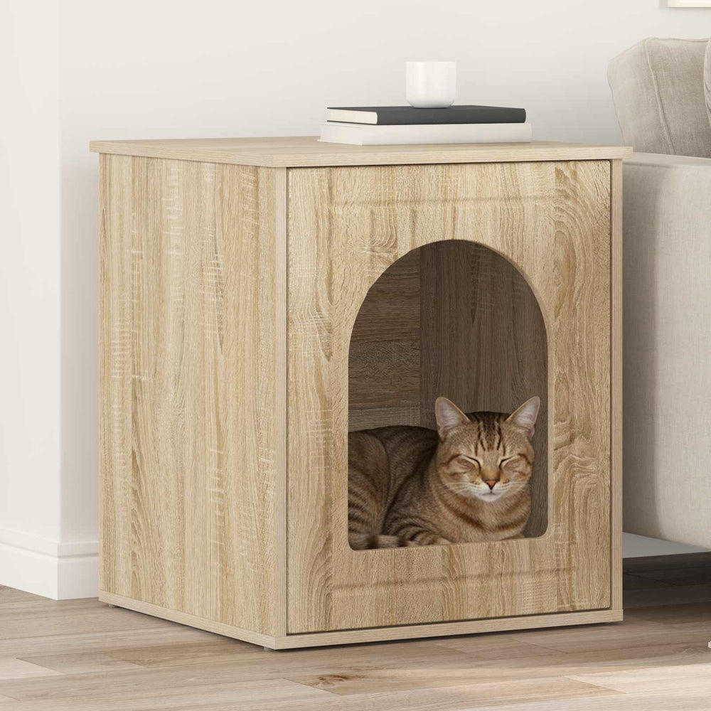 Katzenhaus Sonoma aus Holzwerkstoff