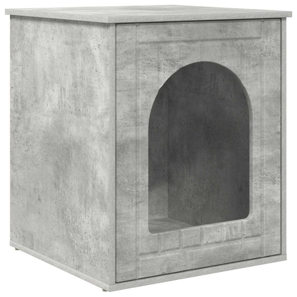 Katzenhaus Beton-Optik, 53x52x62cm