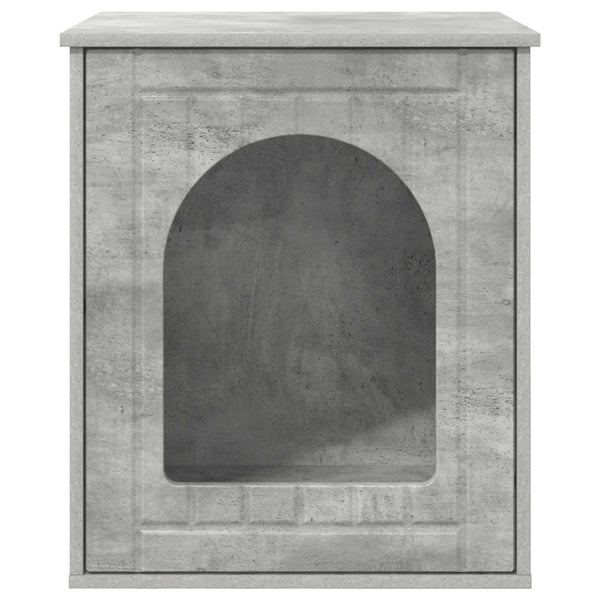 Katzenhaus Beton-Optik, 53x52x62cm
