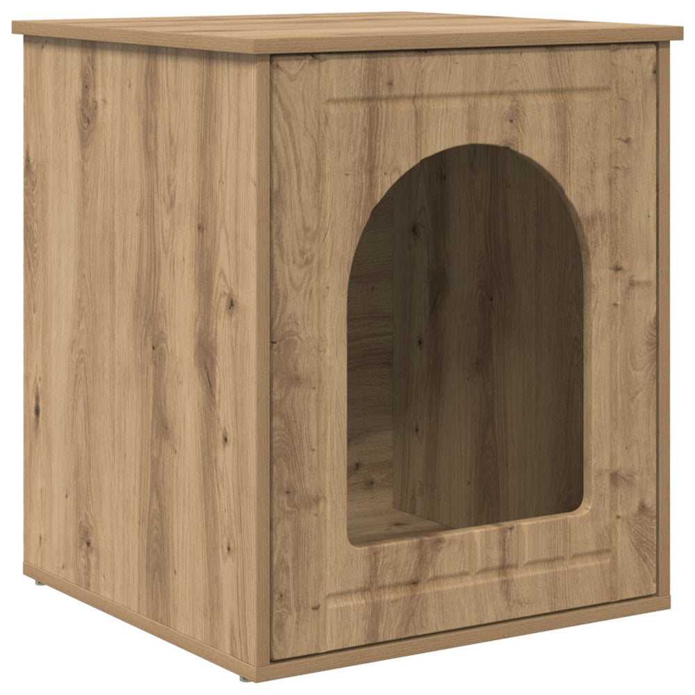 Katzenhaus Eiche Optik 53x52x62cm