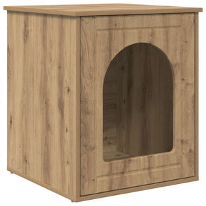Katzenhaus Eiche Optik 53x52x62cm
