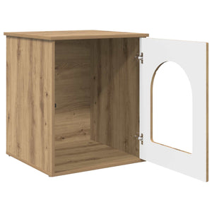 Katzenhaus Eiche Optik 53x52x62cm
