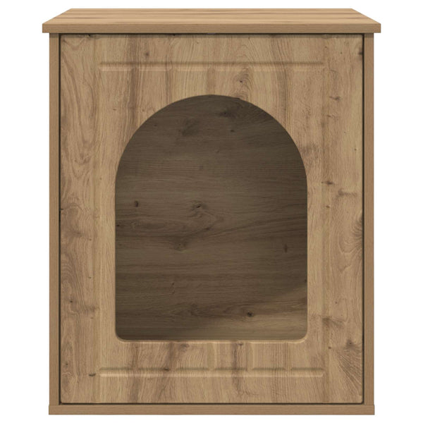 Katzenhaus Eiche Optik 53x52x62cm