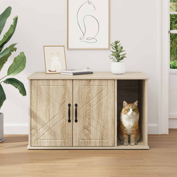 Katzenhaus Sonoma aus Holzwerkstoff