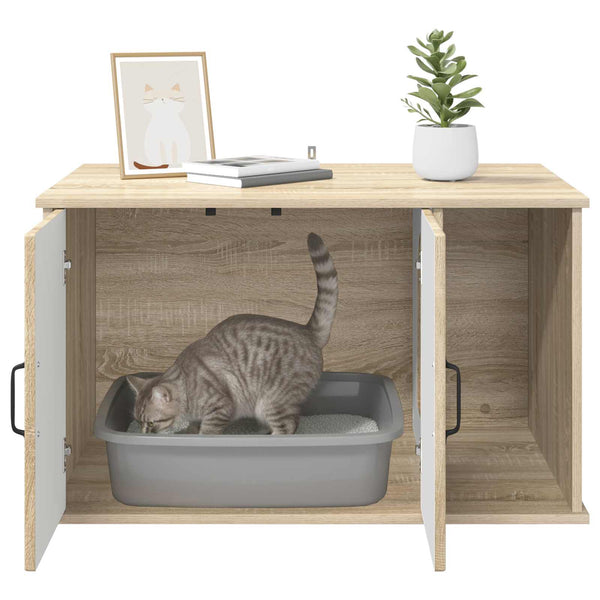 Katzenhaus Sonoma aus Holzwerkstoff