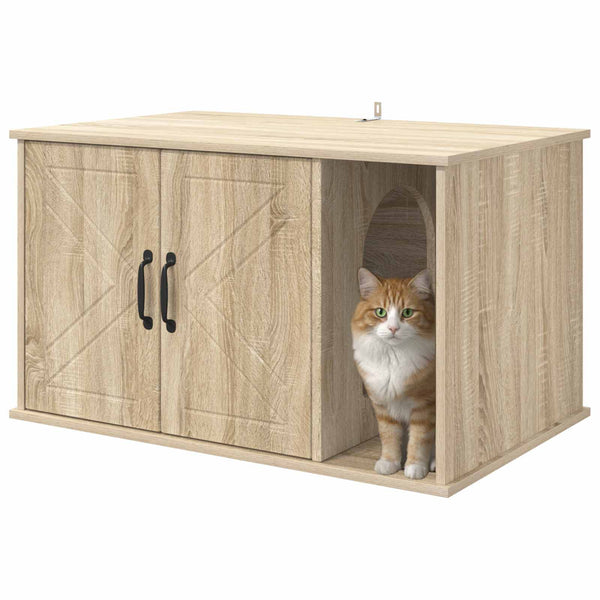 Katzenhaus Sonoma aus Holzwerkstoff