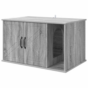 Graues Katzenhaus Sonoma, 85 cm
