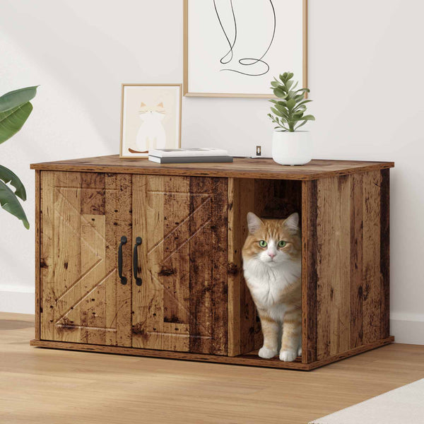 Katzenhaus Altholz 85x55x50cm