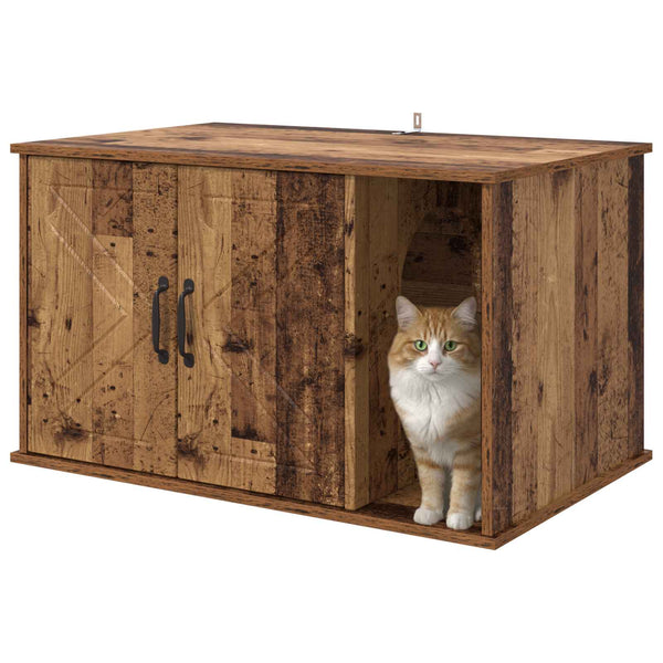 Katzenhaus Altholz 85x55x50cm