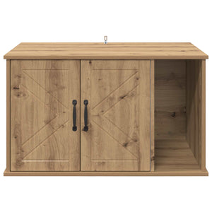 Katzenhaus Eiche Holzwerkstoff 85x55x50cm