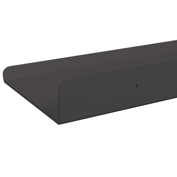Schwebendes Regal 3er Set Schwarz Stahl