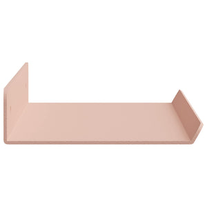 Schwebendes Wandregal, 3er Set, Rosa