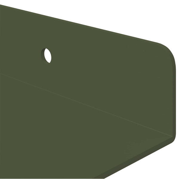 Schwebendes Regal Olive Grün 3er Set