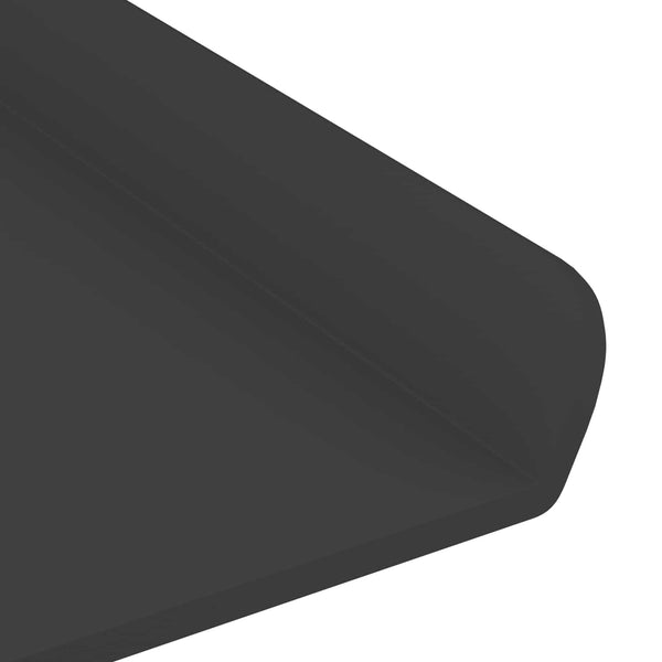 Schwebendes Regal Schwarz 30 cm, 2er-Set