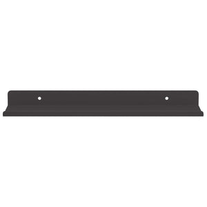 Schwebendes Regal Schwarz 30 cm, 2er-Set