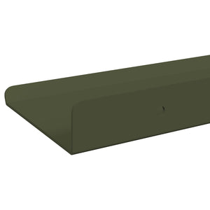 Schwebendes Regal Olive Grün 4er-Set
