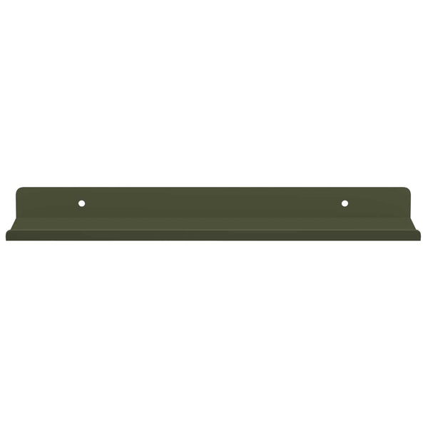 Schwebendes Regal Olive Grün 4er-Set